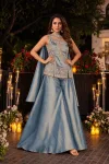 Kanjivaram By Aurraa Premium Silk Beads Work Indo Western 